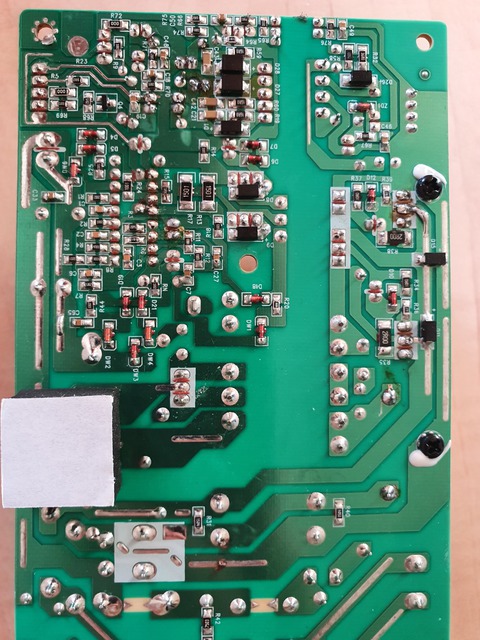 Netzteilplatine Groß Rückseite