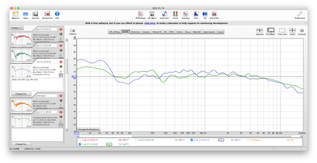 02-Messung Mit Rew-Focus 60XD Mit Und Ohne Dirac Im SHD