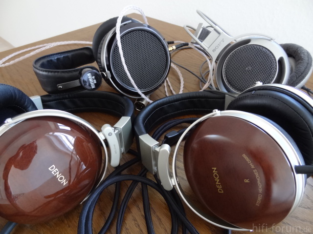 Denon AH-D7000, 5000, Hifiman HE-6, Sony MDR F1