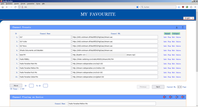 Renkforce UKW/DAB/Internetradio RF-DAB-IR-1700 - Skytune-Webinterface 1