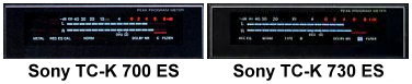 Sony TC-K FL-Displays