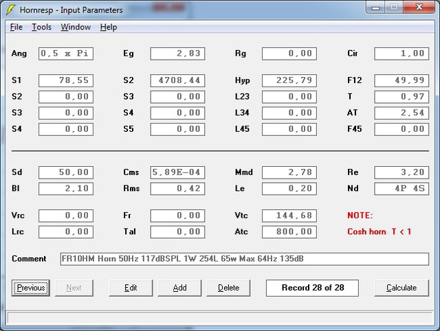 FR10HM Horn4x4 Specs