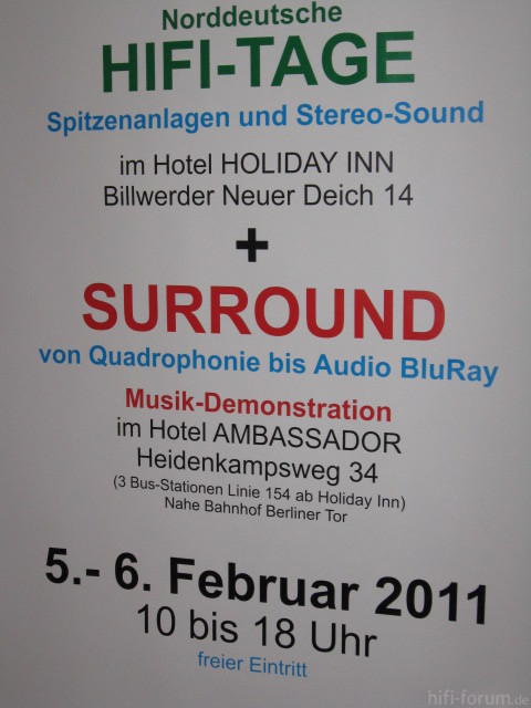 Surroundvorf?hrung Bei Den HIFI-Tagen In HH