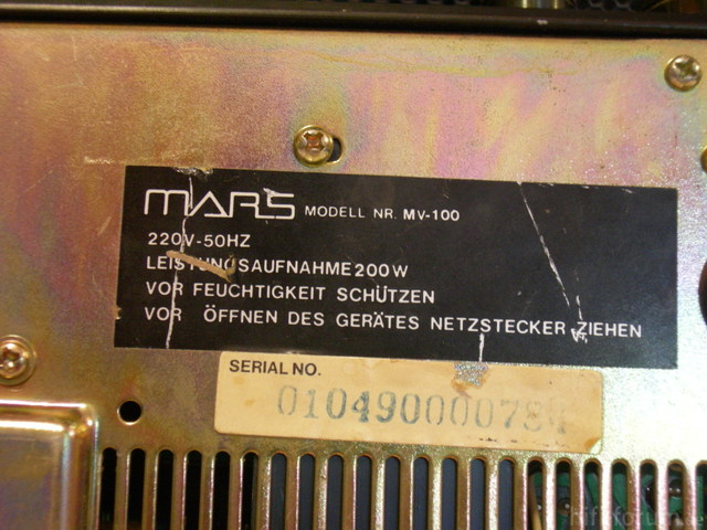 Mars MV-100 Verst?rker