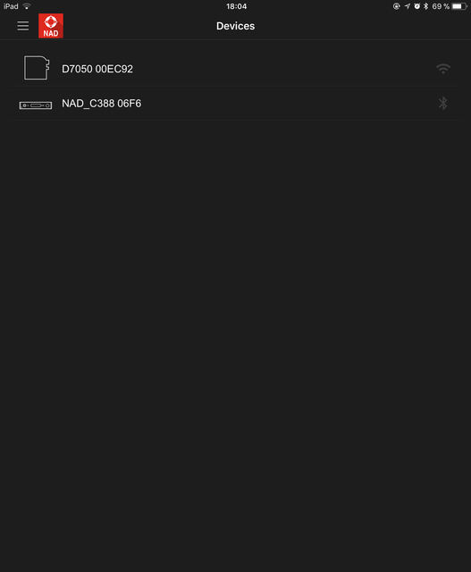 NAD Remote APP 2018