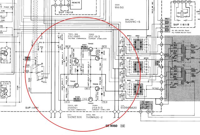 Technics Se 9060 Service Schaltplan2 2