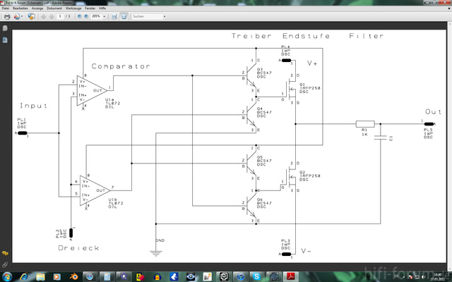 Schaltplan Class D 1.0