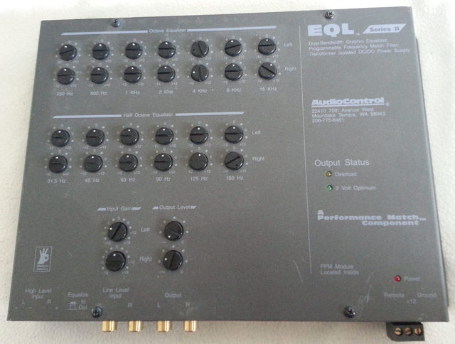 Audiocontrol Equalizer