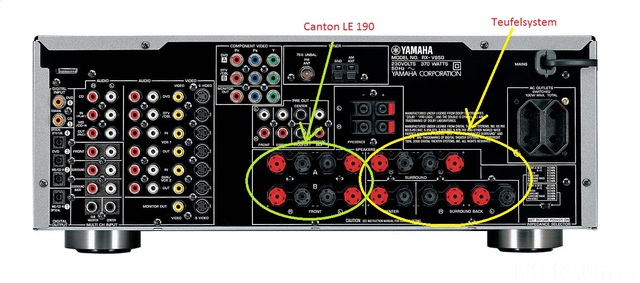 Как подключить старый усилитель yamaha к пк Yamaha RX-V650 yamaha hifi-forum.de Bildergalerie