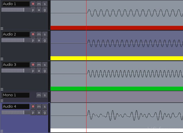 Einzeltoene Und Akkord (Waveform)