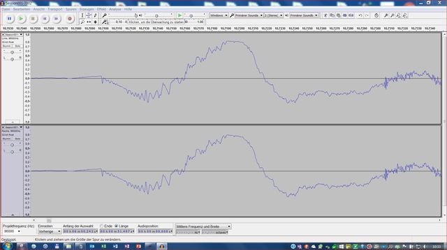 AVAA mit Musiksignal