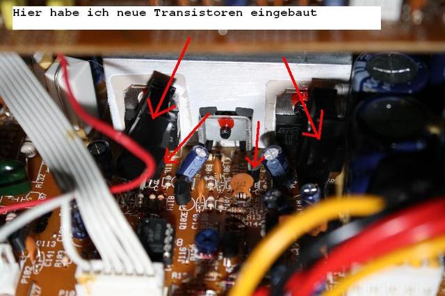 Getauschte Transistoren