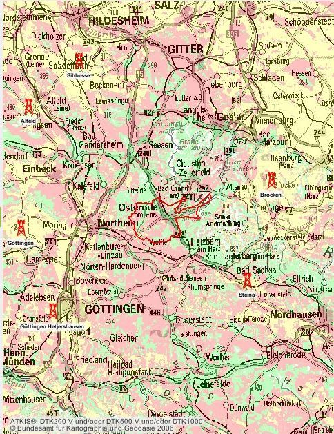 DVB-T Karte Osterode
