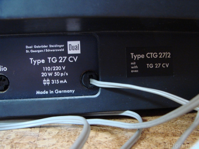 Dual TG 27