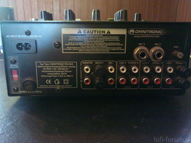 Omnitronic PM 524