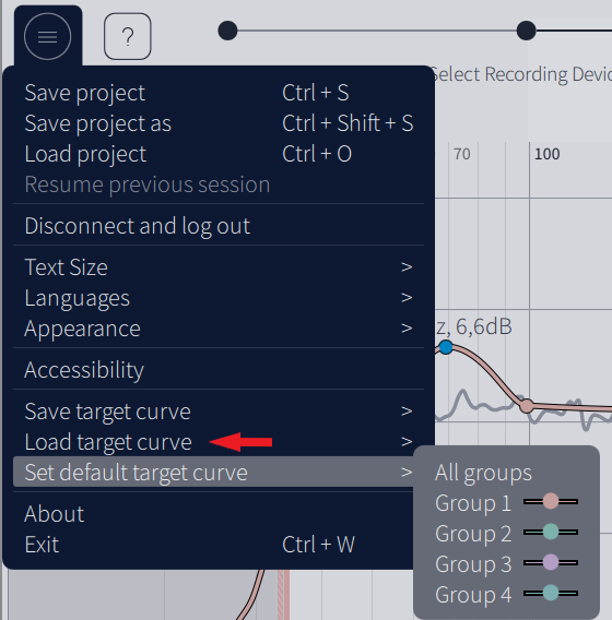 Load Target Curve
