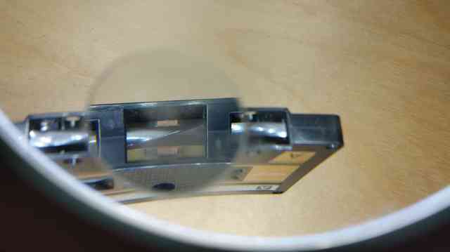Beschädigtes Cassettenband