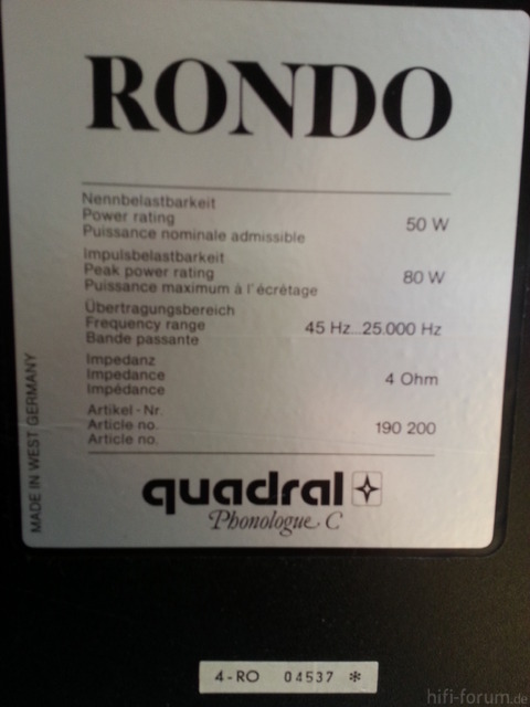 Quadral Rondo