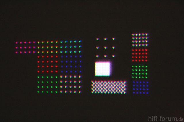 Testpattern oben rechts (Epson TW 3200)