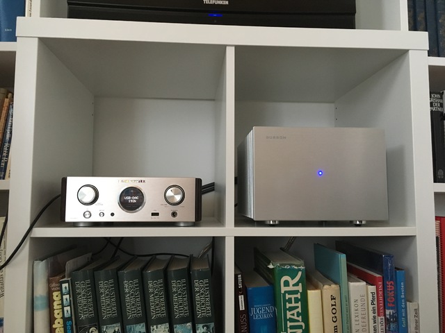 Stereokette mit Marantz HD-DAC1 + Burson Timekeeper Virtuoso + Teufel Ultima 800 Prototyp