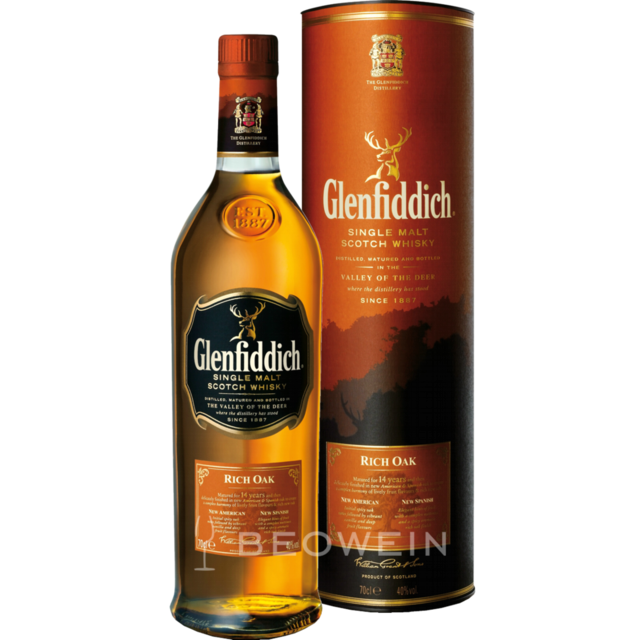 42253 Glenfiddich 14j Rich Oak Fl Gh