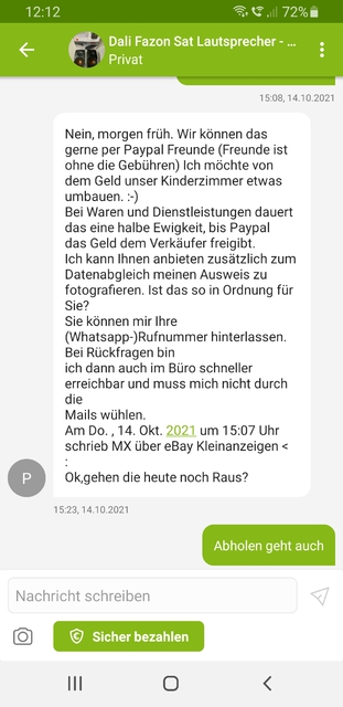 Screenshot 20211015 121219 EBay Kleinanzeigen