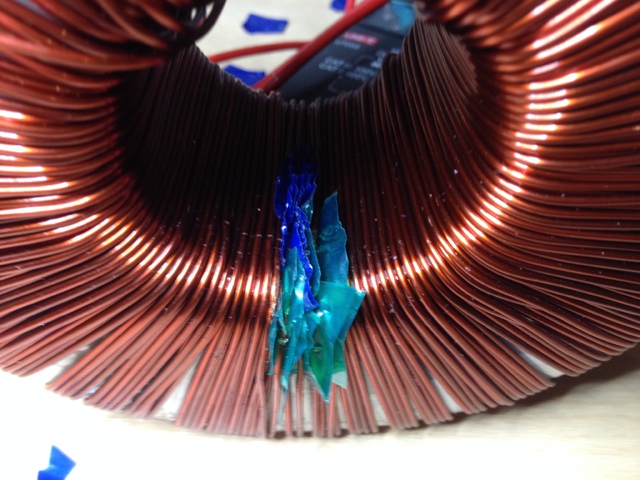T AMp E800 Ringkerntrafo Reparatur
