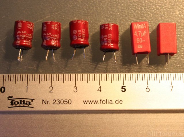 4.7F Capacitors bipolar and MKS type