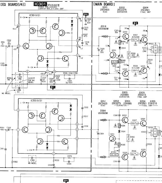 Beschaltung eines STK3102III aus Sony