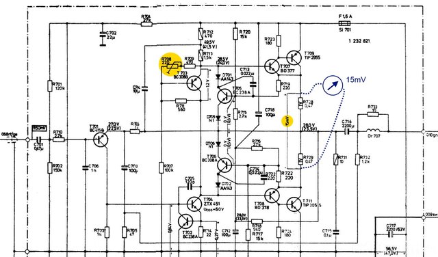 Braun Regie 450s Power Amp Schematic