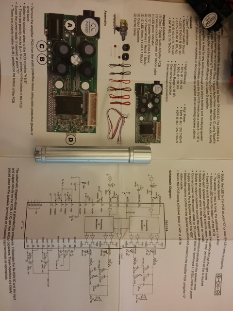 Dayton Audio DTA-1 Service Manual Schematic