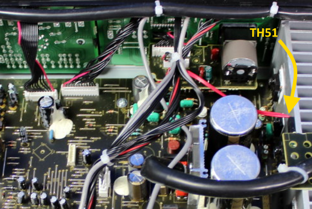 Denon PMA-720AE PMA-520AE inside thermal sensor thermistor TH51 marked