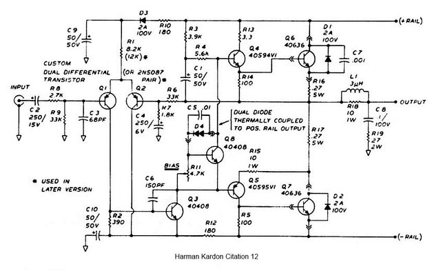 Harman Kardon Citation 12 Schematic