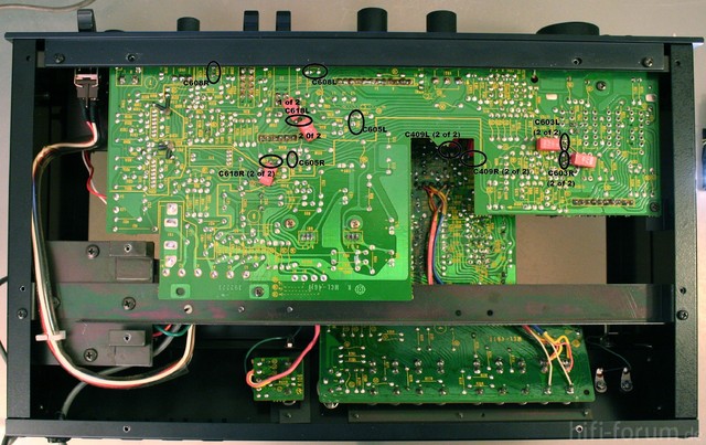 HCA 8300 ReCap PCB Bottom View