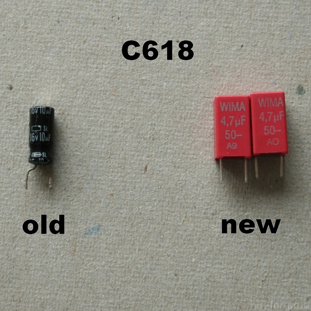 HCA 8300 Replacement Capacitor C618