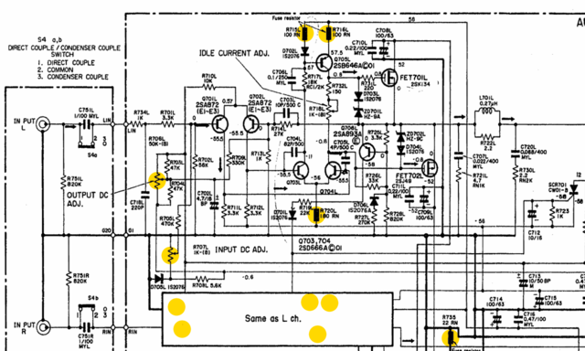 Hitachi HMA 7500 Schematic With Potential Sources Of Bad DC Offset
