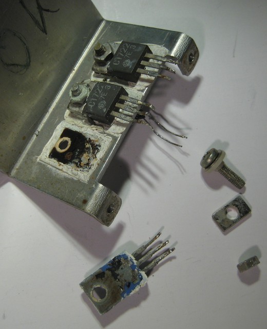 Hitachi HMA-8300 pre-driver second differential stage heat damage