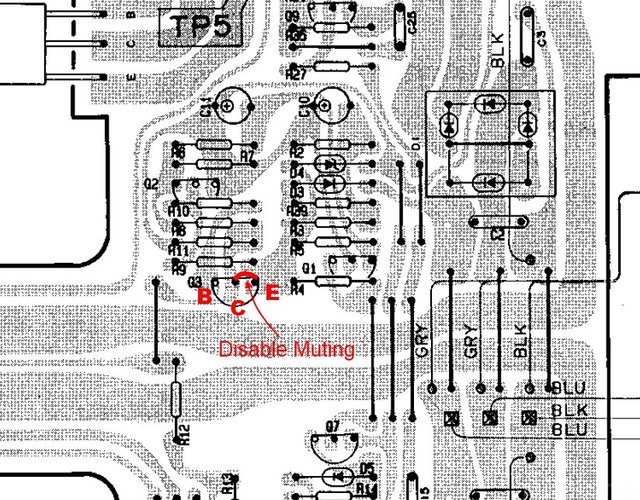 HK655 PCB Disable Muting