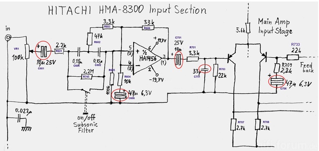 HMA 8300 Input Section ReCap Capacitor Replacement