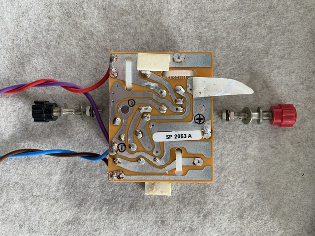 KEF C20 crossover dividing network and speaker terminal solder side recap