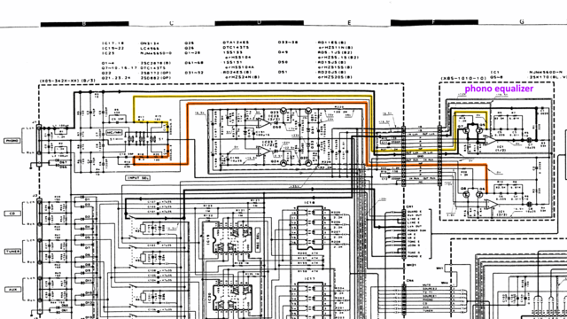 Kenwood KA 4040R Schematic Detail Phono Equalizer Feedback