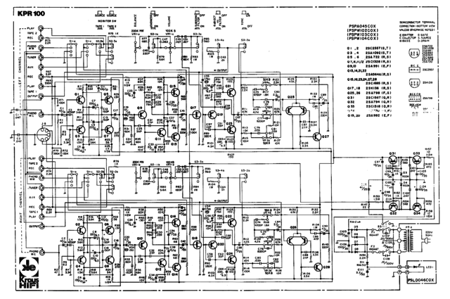 Kraus KPR-100 Schematic Missing Parts And Connections Added