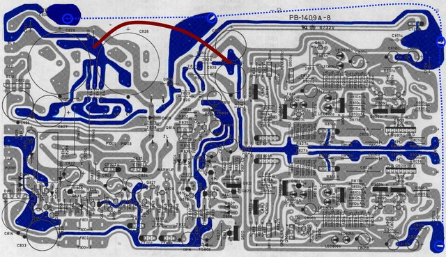 L-410 Main PCB Layout _marked ground cross-connect