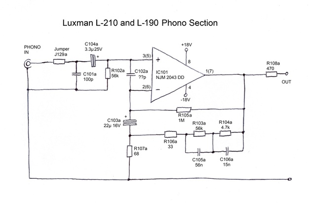 Luxman L-210 L-190 Phono Section _midres