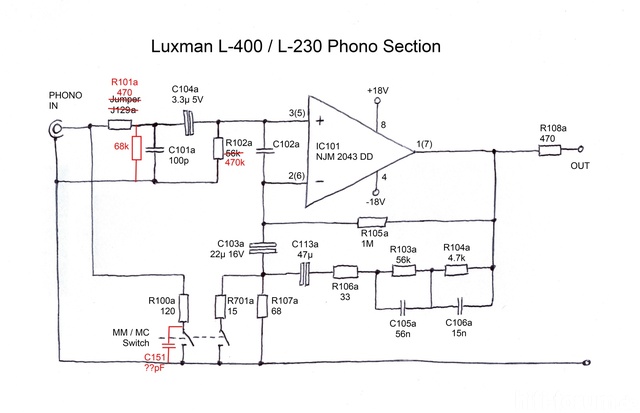 Luxman L-400 L230 Phono Section _in reality _midres