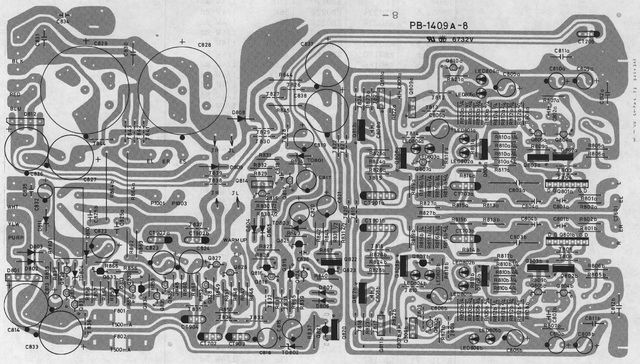 Luxman L410 430 Main PCB Layout