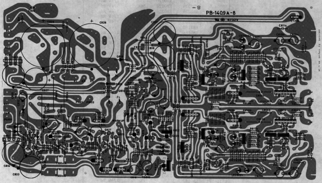 Luxman L410 430 Main PCB Layout