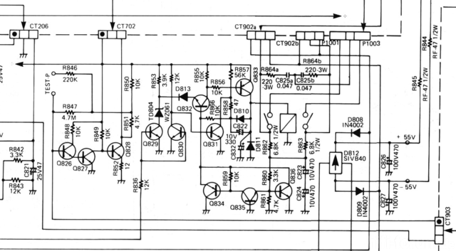Luxman L410 Schutzschaltung