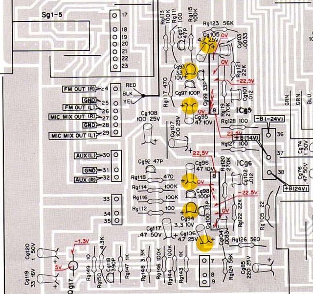 Model Eleven G   Phono Section PCB Layout