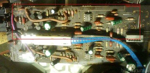 Pioneer-A616 Phono PCB picture naked